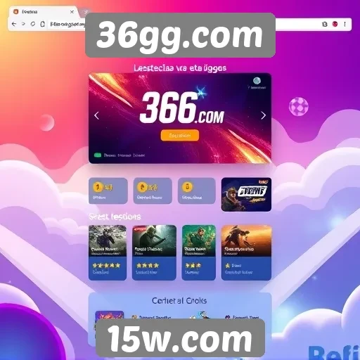 Análise da interface do usuário no 36gg.com